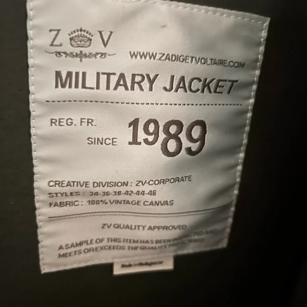 Zadig and Voltaire Military Style Jacket Kaki - Picture 4 of 7